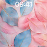 Serene Leaf Veil Wallpaper with Golden Veins wallpaper for iPhone, iPad & Mac