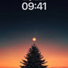 Silent Starlight Wallpaper with Solitary Pine wallpaper for iPhone, iPad & Mac