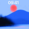 Sunset Over Blue Hills Wallpaper wallpaper for iPhone, iPad & Mac