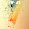 Crimson Pulse Wallpaper with Cosmic Drift wallpaper for iPhone, iPad & Mac