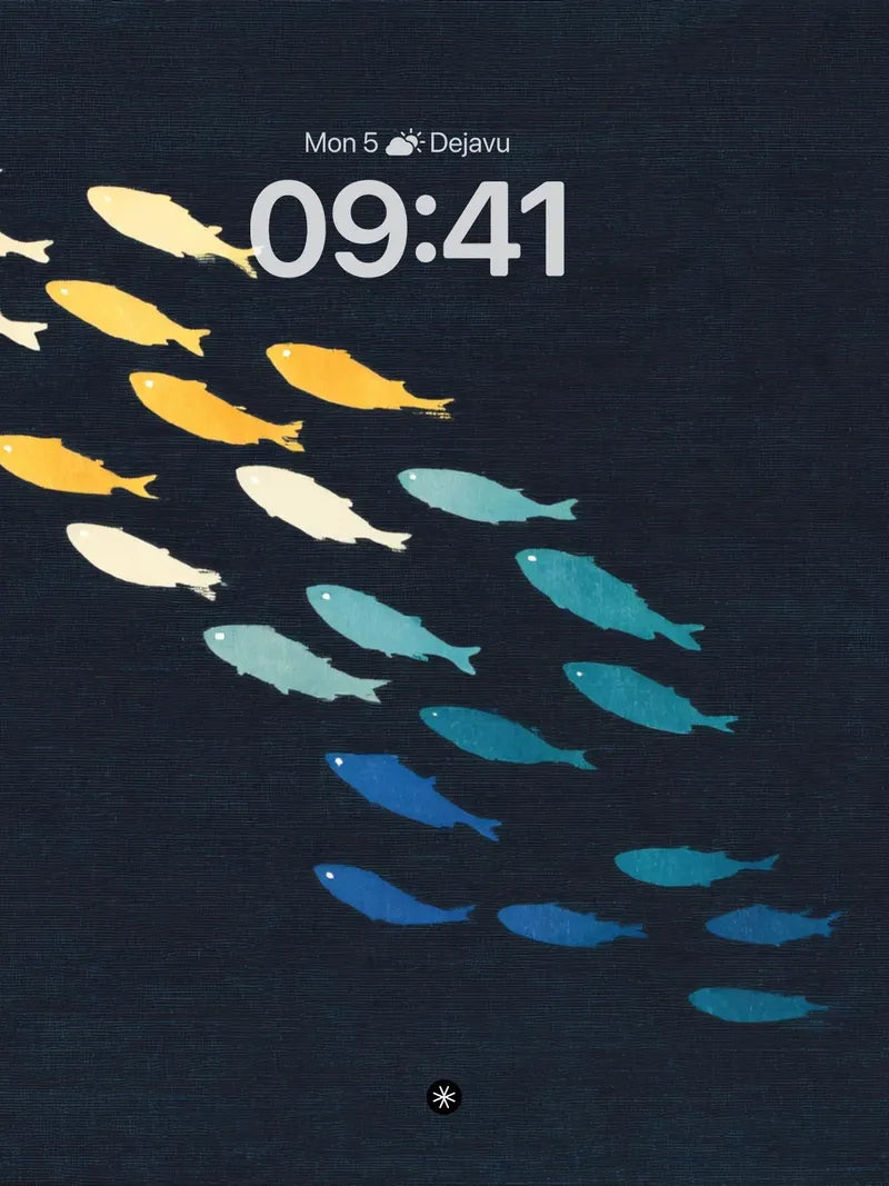 Minnow School Gradient Dark Background
