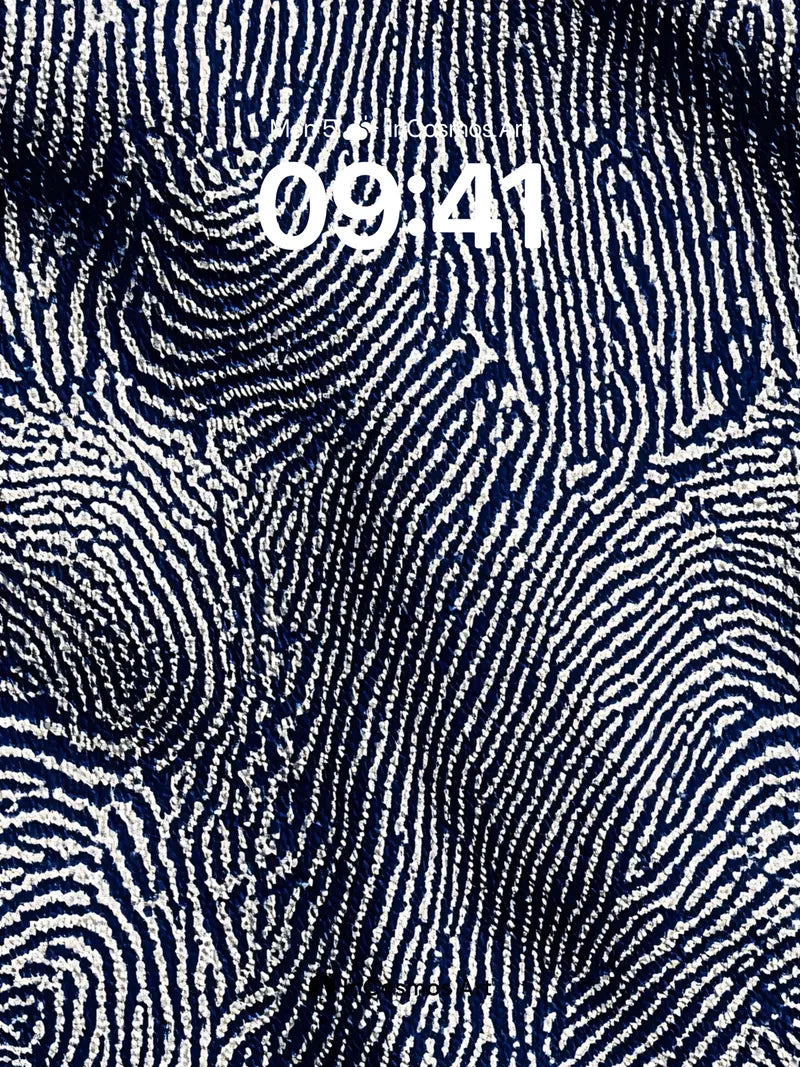 Whispering Lines Wallpaper with Ink-Weave Texture