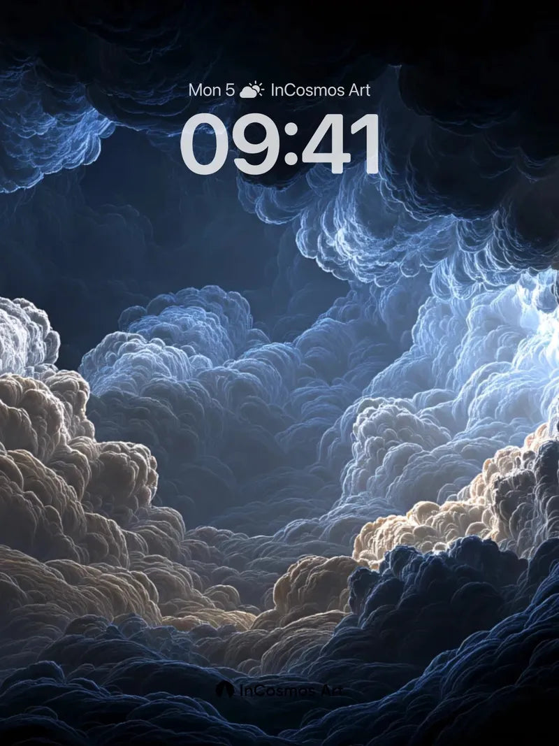 Storm Veil Wallpaper with Celestial Break