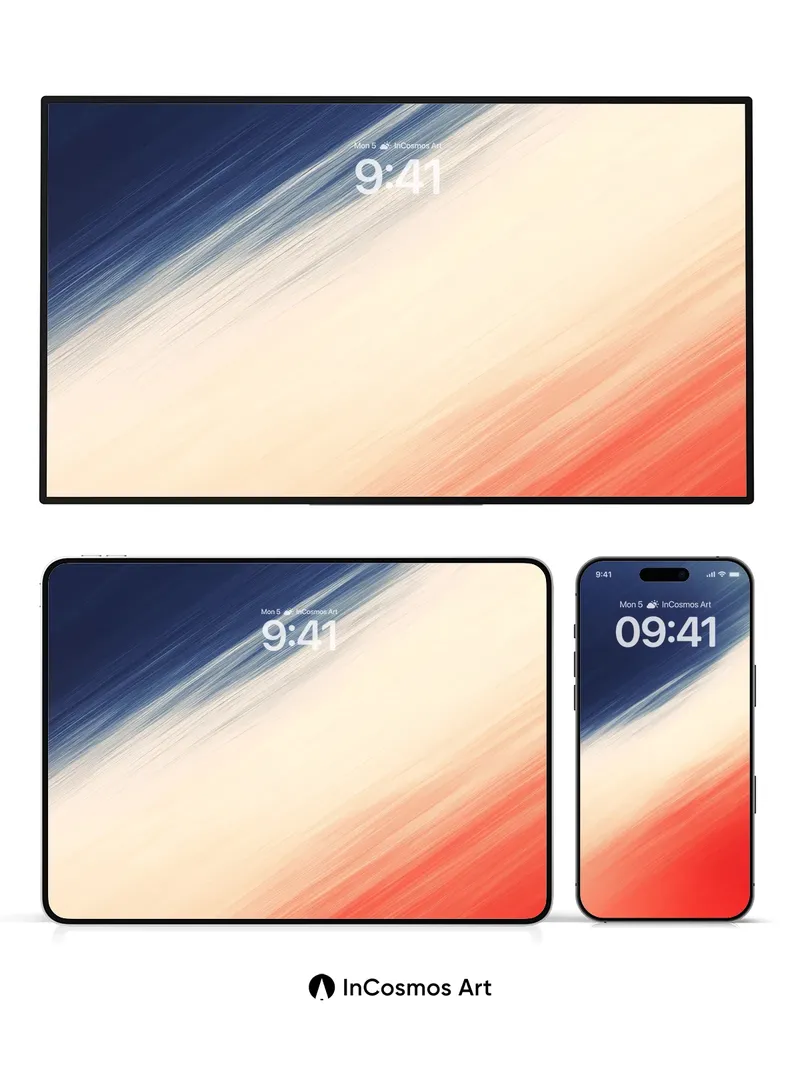 Velvet Motion Wallpaper with Brushstroke Depth