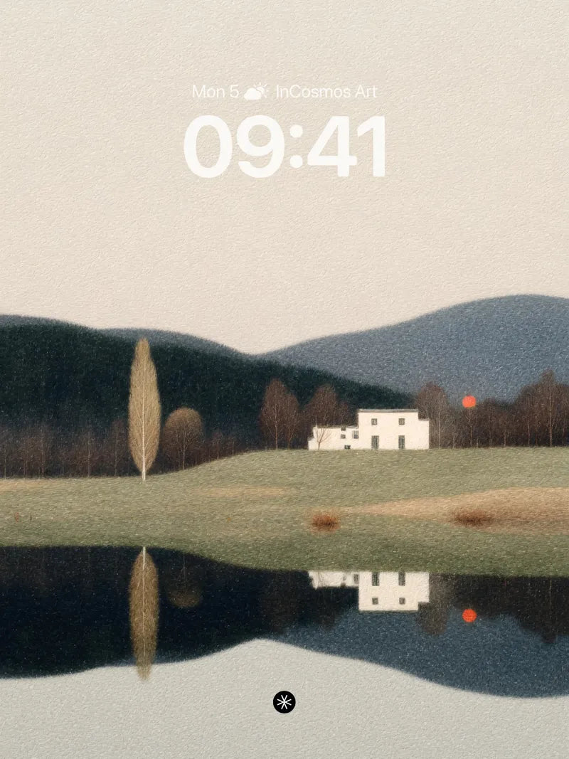 Serene Reflection Wallpaper with Silent Hills wallpaper for iPhone, iPad & Mac
