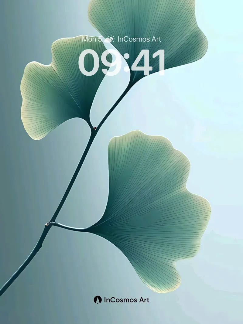 Serene Ginkgo Wallpaper with Ethereal Light