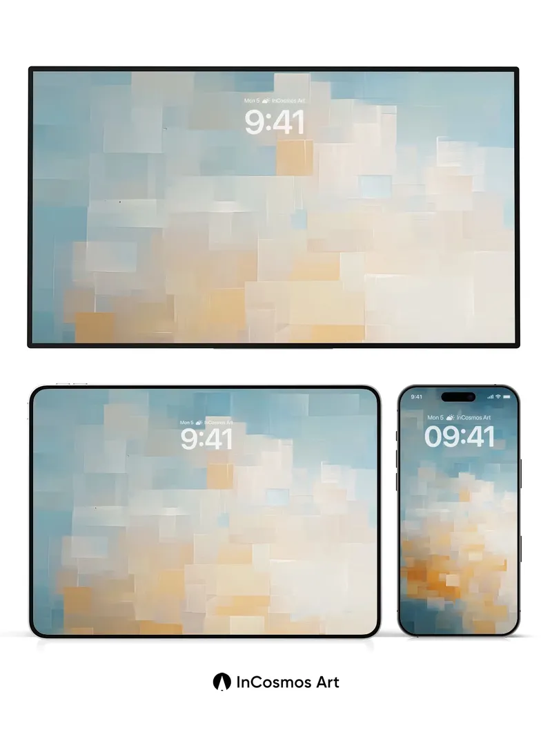 Golden Haze Wallpaper with Soft Sky Breath