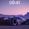 Lunar Drift Wallpaper with Neon Veins wallpaper for iPhone, iPad & Mac