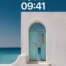 Serenity Arch Wallpaper with Turquoise Threshold wallpaper for iPhone, iPad & Mac