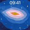 Deep Space Eye Wallpaper with Starry Haze wallpaper for iPhone, iPad & Mac