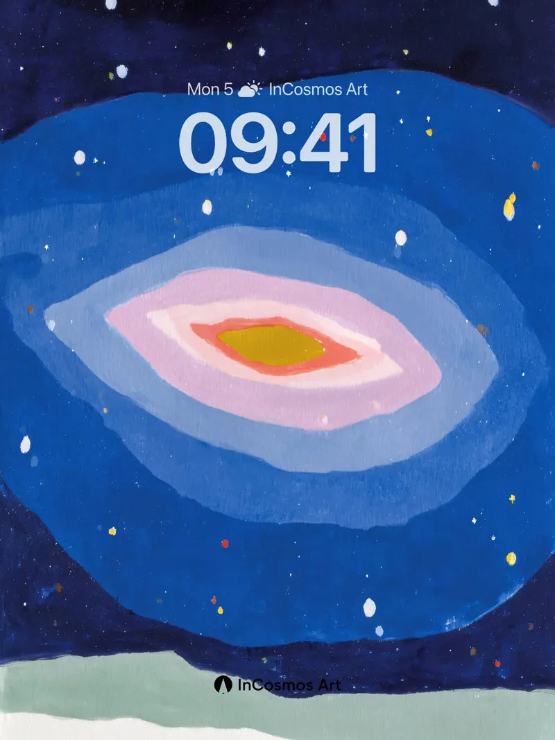 Deep Space Eye Wallpaper with Starry Haze wallpaper for iPhone, iPad & Mac