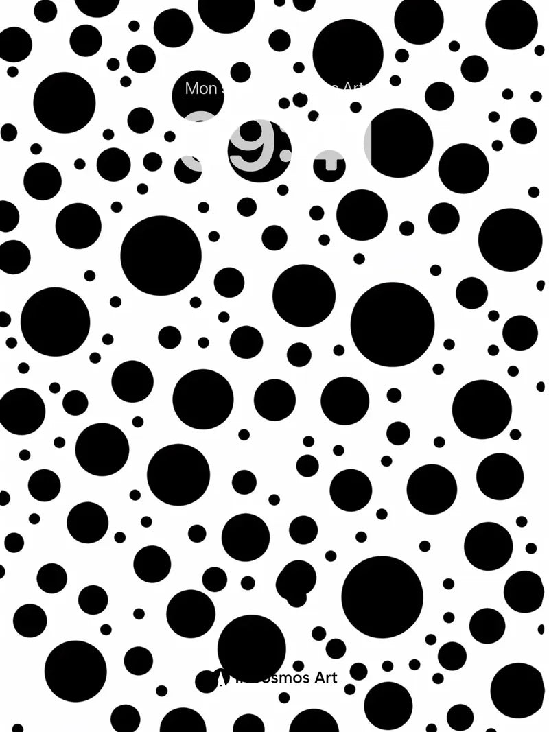Playful Dot Array Wallpaper with Kusama Echo