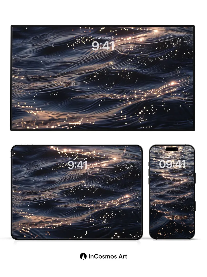 Golden Hush Wallpaper with Dappled Light