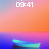 Serenity Drift Wallpaper with Neon Horizon wallpaper for iPhone, iPad & Mac