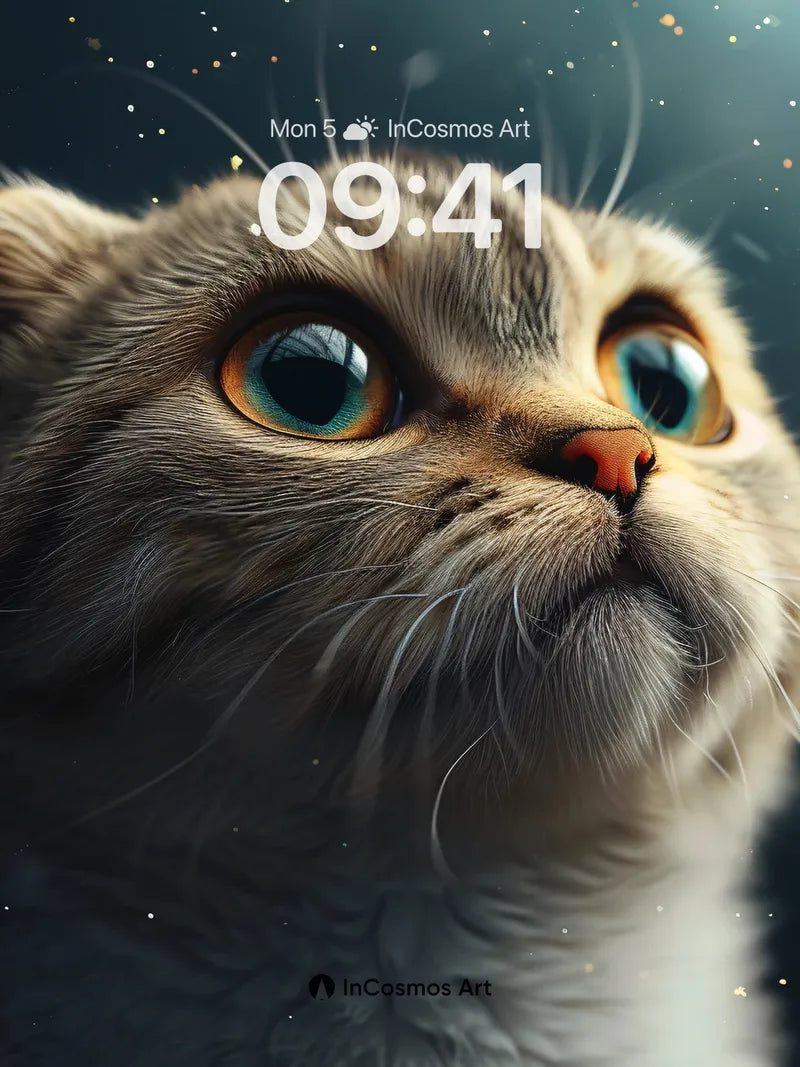 Whispering Starlight Wallpaper with Cosmic Eyes