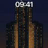 Golden Hush Wallpaper with City Light Veins wallpaper for iPhone, iPad & Mac