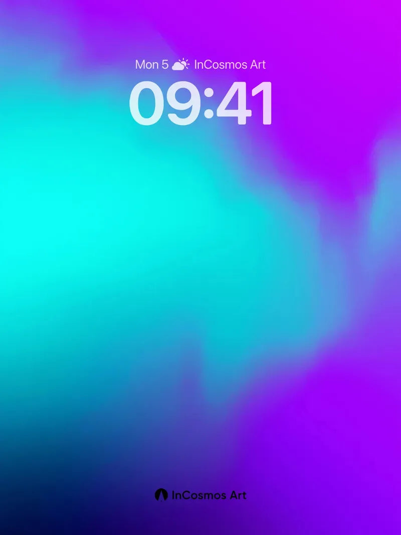 Neon Pulse Wallpaper with Electric Veils