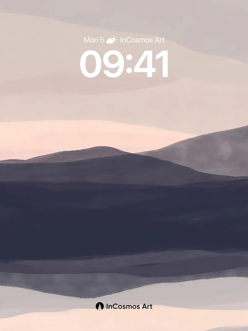 Muted Horizon Wallpaper with Soft Gradient Depth
