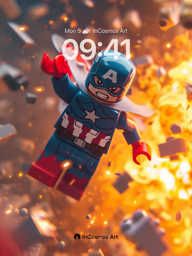Brickstorm Hero Wallpaper with Fiery Escape