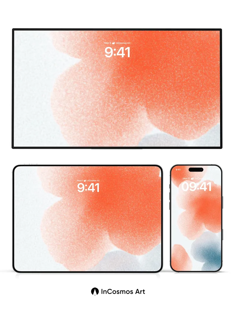 Soft Bloom Wallpaper with Watercolor Hues