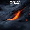 Ember Vein Wallpaper with Floating Sparks wallpaper for iPhone, iPad & Mac