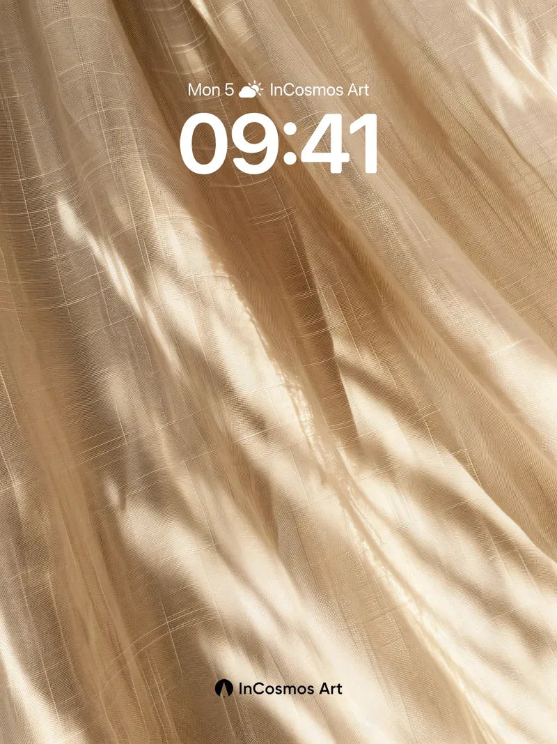 Golden Drift Wallpaper with Shadowed Weave