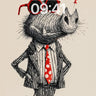 Playful Porcupine Wallpaper with Red Balloon wallpaper for iPhone, iPad & Mac