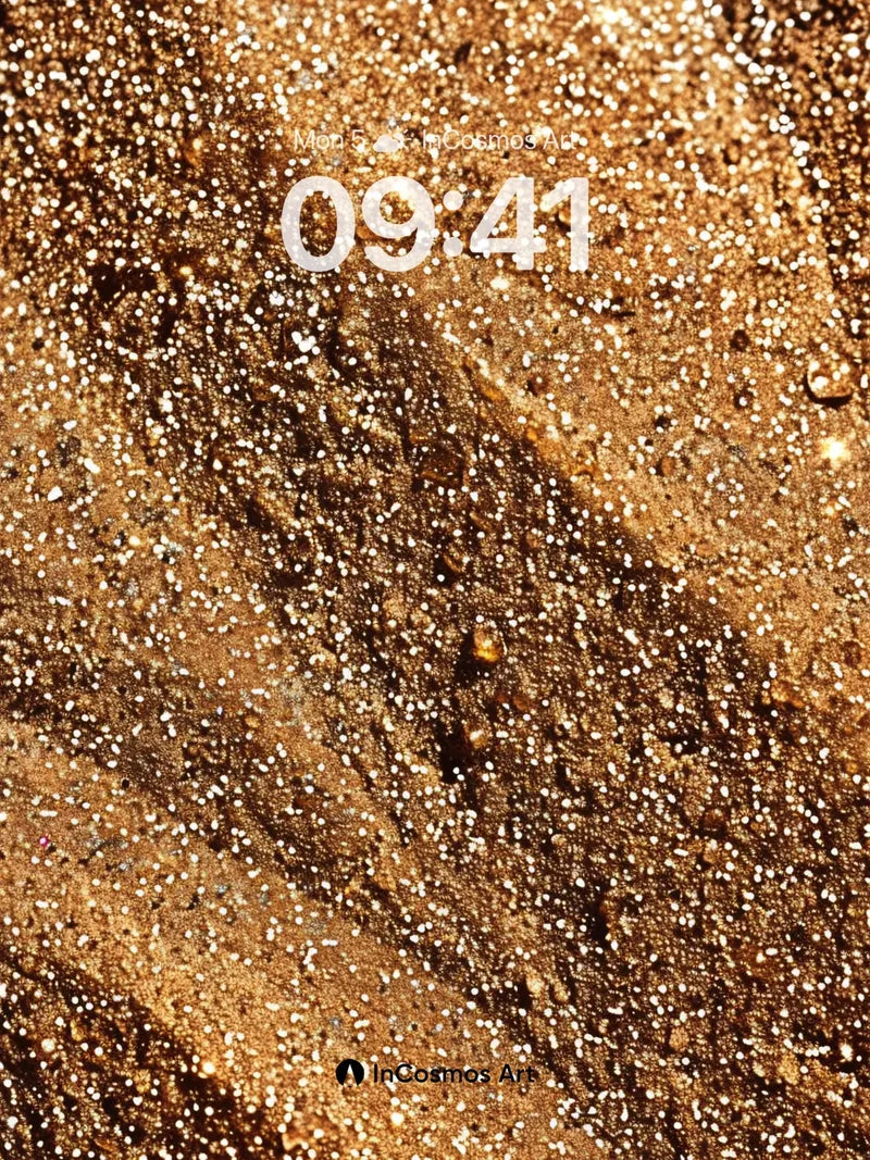 Golden Dust Wallpaper with Hidden Veins wallpaper for iPhone, iPad & Mac