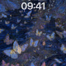 Luminous Tunnel Wallpaper with Starlit Butterflies wallpaper for iPhone, iPad & Mac