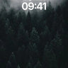 Whispering Pines Wallpaper in Misty Depths wallpaper for iPhone, iPad & Mac