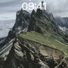 Stone Whisper Wallpaper with Cloud-Climbing Peaks wallpaper for iPhone, iPad & Mac