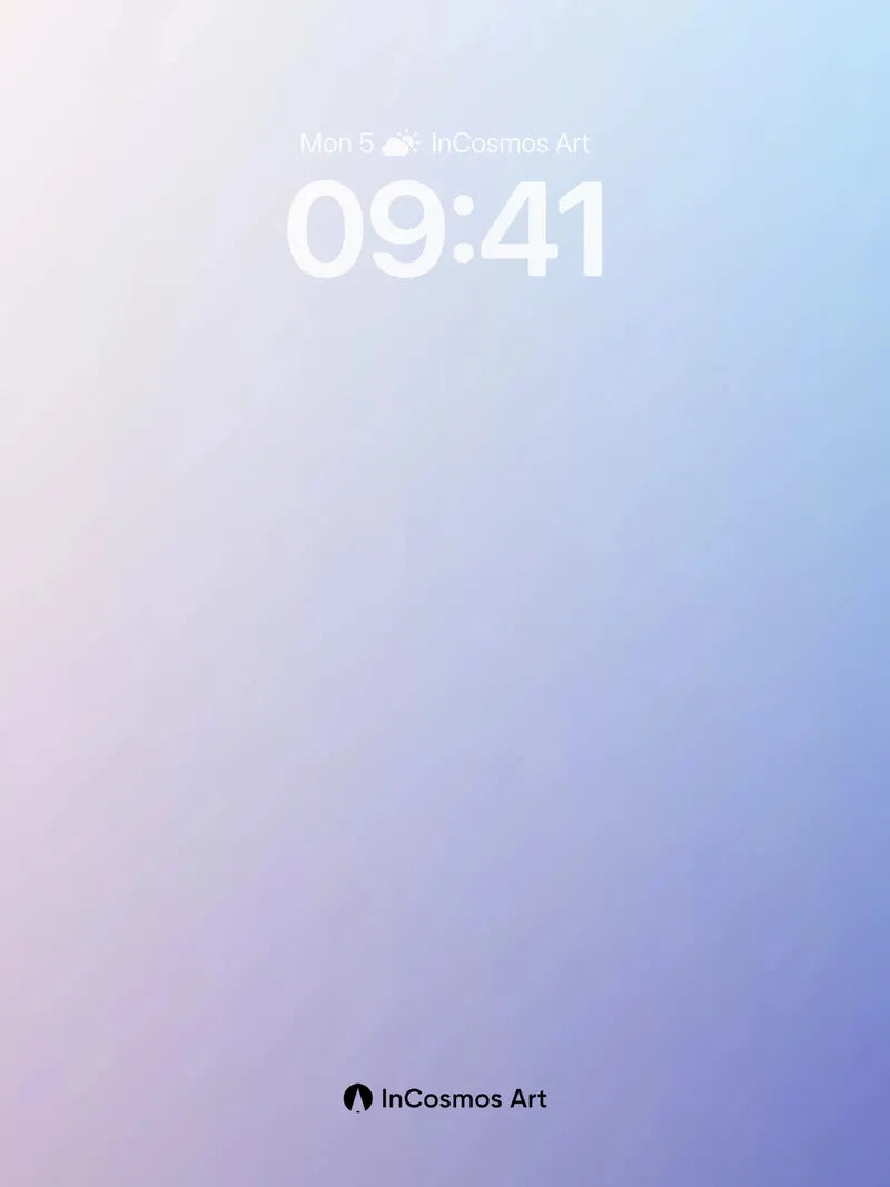 Soft Hush Gradient Wallpaper with Ethereal Light