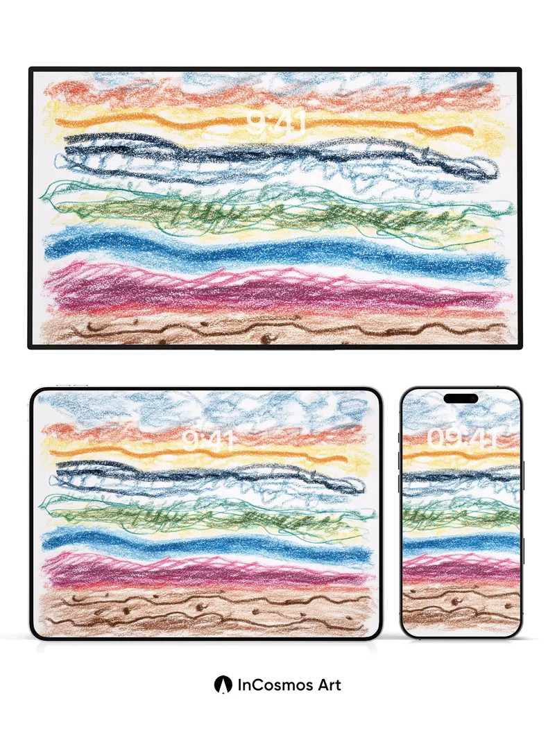 Whispering Strata Wallpaper with Earth's Breath