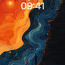 Cosmic Divide Wallpaper with Celestial Tides wallpaper for iPhone, iPad & Mac