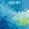 Serene Ocean Waves Abstract Wallpaper wallpaper for iPhone, iPad & Mac