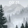 Serenity Peaks Wallpaper with Whispering Pines wallpaper for iPhone, iPad & Mac