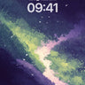 Nocturnal Gradient Wallpaper with Bird Silhouettes wallpaper for iPhone, iPad & Mac
