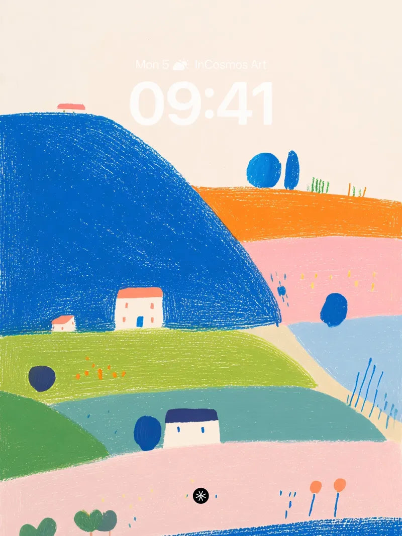 Pastel Hills Dreamy Wallpaper wallpaper for iPhone, iPad & Mac