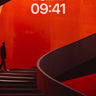Crimson Echo Wallpaper with Silent Stairway wallpaper for iPhone, iPad & Mac