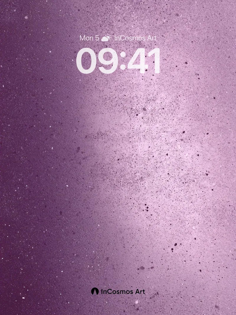 Velvet Nebula Wallpaper with Starlit Dust wallpaper for iPhone, iPad & Mac