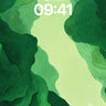 Emerald Veil Wallpaper with Whispering Depths wallpaper for iPhone, iPad & Mac