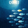 Luminous Depths Wallpaper with Golden Outlier wallpaper for iPhone, iPad & Mac