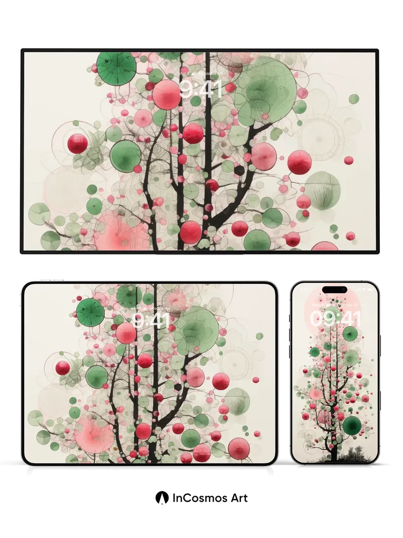 Whispering Sphere Wallpaper with Floating Canopy