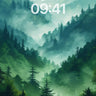 Mist-Weaved Forest Wallpaper with Ethereal Depths wallpaper for iPhone, iPad & Mac