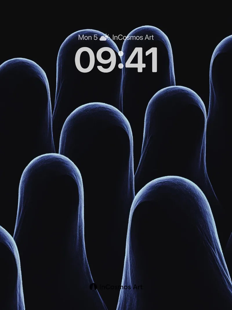 Midnight Veil Wallpaper with Whispering Silhouettes