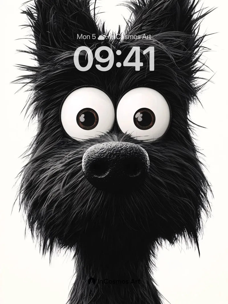 Playful Shadow Wallpaper with Wide-Eyed Wonder wallpaper for iPhone, iPad & Mac