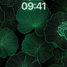 Luminous Lotus Wallpaper with Neon Veins wallpaper for iPhone, iPad & Mac