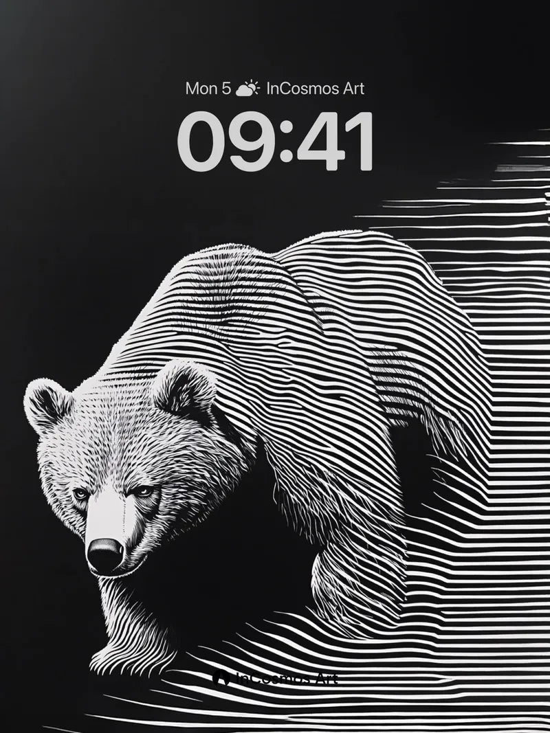 Silent Stride Wallpaper with Optic Lines