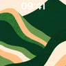 Serenity Ridge Wallpaper with Earth-Toned Flow wallpaper for iPhone, iPad & Mac