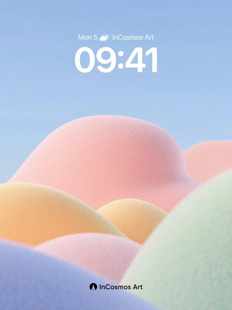 Soft Hues Wallpaper with Gentle Swells